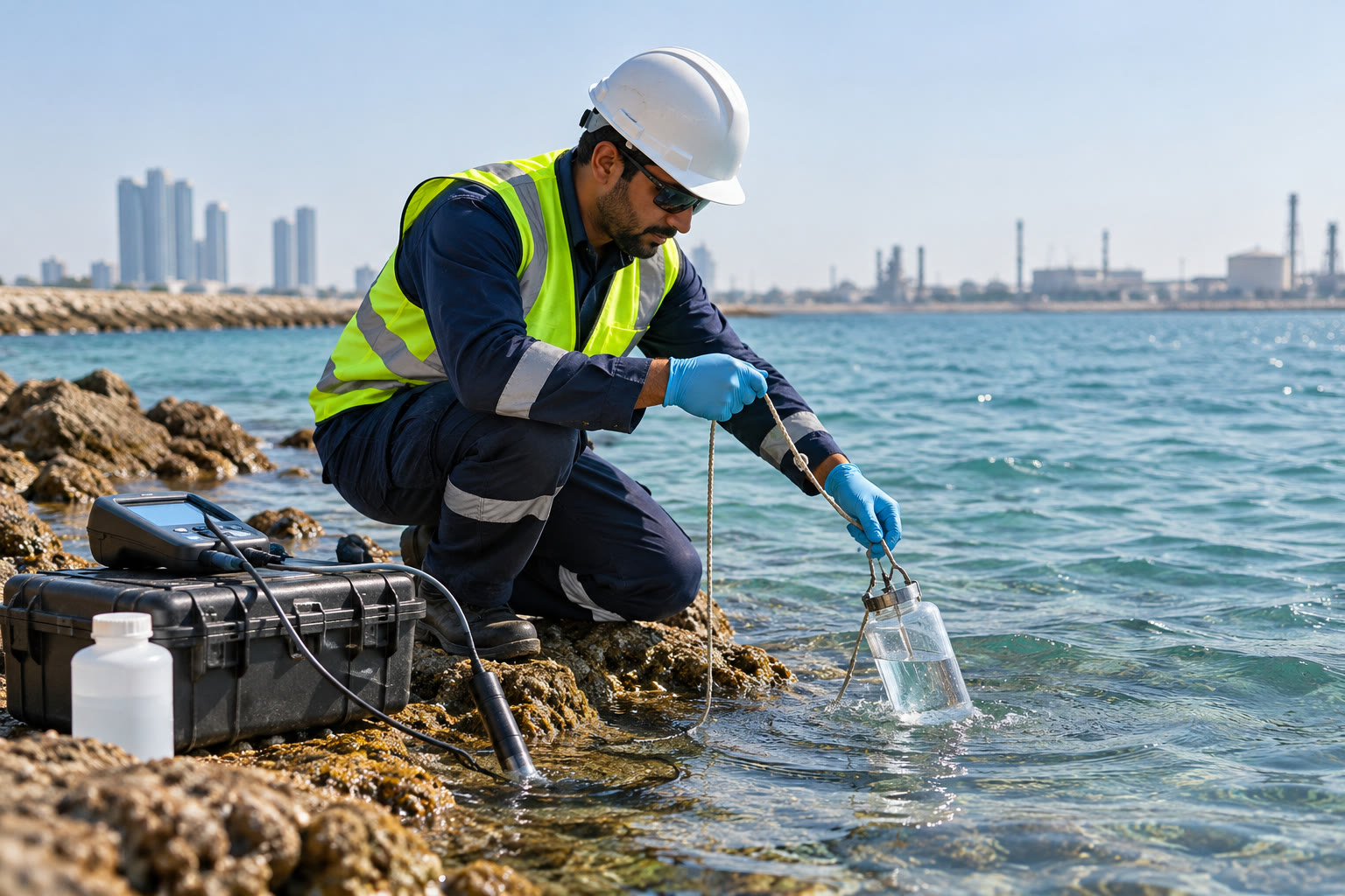 Water Sampler Test GCEEC Azerbaijan | Environmental and Geological Consultancy in Baku